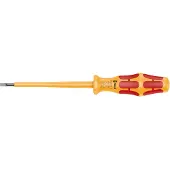 Wera 1060 i VDE-geïsoleerde Kraftform sleuf-schroevendraaier, 0.6 x 3.5 x 100 mm - 05051582001