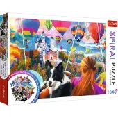 Trefl Spiraal Puzzel Ballonfestival Legpuzzel - 1040 stukjes - Vanaf 12 jaar