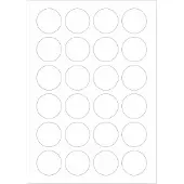 Schäfer Shop Power etiketten 40 mm rond
