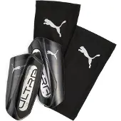 Puma Ultra Flex Sleeve Scheenbeschermers Zwart Zilver