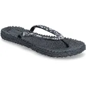 Ilse jacobsen Teenslipper 'CHEERFUL 03G' donkerblauw / zilver