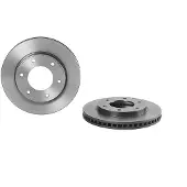 Brembo Remschijf 09A86811 voorkant, geventileerd, 1 stuk