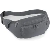 Quadra - Sacoche banane - 2 litres (Taille unique) (Gris graphite) - UTBC741