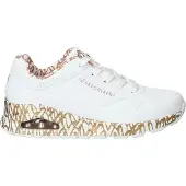 SKECHERS Sneakers laag 'Uno - Loving Love' goud / wit