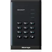 ISTORAGE diskAshur3 SSD – externe Solid State Drive – 512GB – USB – 256-bit – Zwart