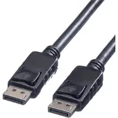Roline DisplayPort Kabel, DP M/M, zwart, 7,5 m