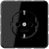 JUNG JG SCHUKO stopcontact CD1520SW, 16A, 250V, kleur: zwart