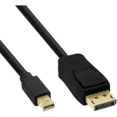 InLine - Câble DisplayPort - Mini DisplayPort (M) pour DisplayPort (M) - 1.5 m - noir