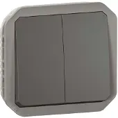 Legrand 069805L Inzetstuk Dubbele knop Plexo Meerdere kleuren 1 stuk(s)