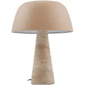 LINDBY Tafellampe , Magritt, Beige, Woonkamer, Steen, Modern