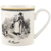 Villeroy & Boch 6x Villeroy & Boch Audun Chasse, Kopje, Veelkleurig