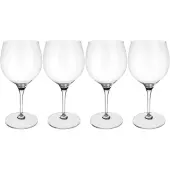 Villeroy & Boch - Maxima Burgundy Rode Wijnglazen 4 stuks