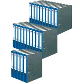 Herlitz ordner maX.file nature, A4, rugbreedte 50 mm, 25 stuks, blauw