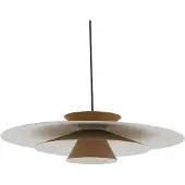 LUCANDE Hanglampe , Livie, dimbare, Beige, Eetkamer, Aluminium, Modern