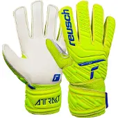 Reusch Sporthandschoenen 'Attrakt' royal blue/koningsblauw / neongeel / wit