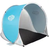 NILS NC3173: Blauw en grijs pop-up strandtent van Camp
