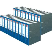 Herlitz ordner maX.file nature, A4, rugbreedte 80 mm, 20 stuks, blauw