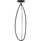 Artemide Arrival plafondlamp, app, zwart, 130cm
