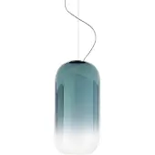 Artemide Hanglampe , Gople, dimbare, Blauw, Woonkamer, Glas, Designer