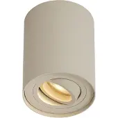 QAZQA Moderne opbouwspot beige GU10 50mm draaibaar en kantelbaar - Rondoo Up