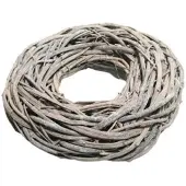 Intratuin Wanddecoratie Krans Wit D 48 Cm