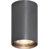 QAZQA Moderne opbouwspot gunmetal GU10 50mm - Tuba