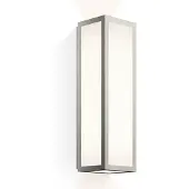 DECOR WALTHER Wandlamp Bauhaus 1 N, dimbaar, alu / grijs / zink, Badkamer, metaal, Modern, Wandlamp