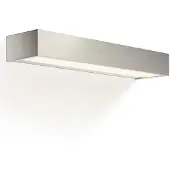 DECOR WALTHER Wandlamp Box N, dimbaar, alu / grijs / zink, Badkamer, Messing, Modern, Wandlamp