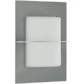 Albert RVS wandlamp Hemisphere 26cm