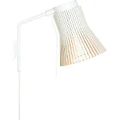 Secto Design Petite 4630 Muurlamp White laminate | Directly to the wall