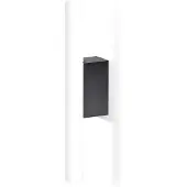 DECOR WALTHER Wandlamp Omega 2, dimbaar, zwart, Slaapkamer, metaal, Modern, wandlamp