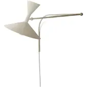Nemo Lighting Wandlampe , Lampe de Marseille, Wit, Woonkamer, Metaal