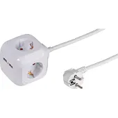 Vivanco Voedingskabel Met 4 Stopcontacten + 2 Usb-a-poorten