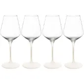 Villeroy & Boch Witte Wijnglas Manufacture Rock (Set van 4)