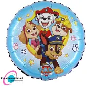 Grabo Folieballon - Paw patrol in actie - 45cm - Zonder vulling