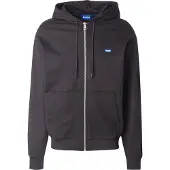 HUGO Sweatvest 'Nadarasi' blauw / zwart / wit
