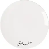 Villeroy & Boch 6x Villeroy & Boch Verklaring, Bord, Wit