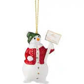 Villeroy & Boch Christmas Classics kersthanger sneeuwpop Wit
