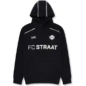 Touzani Angora Hoodie Kids Zwart Wit