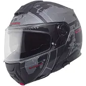 Schuberth C5 Globe Mat Zwart Grijs Systeemhelm Maat XS