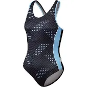 Beco badpak Competition dames polyester blauw/zwart