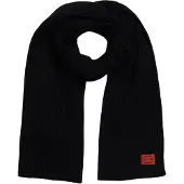 Superdry Workwear Gebreide Sjaal Zwart Grootte: 1SIZE