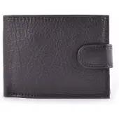 Giuliano lederen herenportemonnee - Zwart - Made in Italy