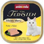 Animonda Cat Vom Feinsten Mild Menu 32x100g - Kalkoen & Kaas