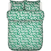 Marc O'Polo Dekbedovertrek Hanne Vivid Green Satijn-260 x 200 / 220 cm | Extra Breed