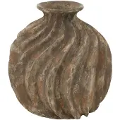 J-Line Vaas ballon antiek polyresin large