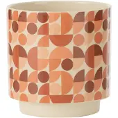 J-Line Bloempot trivial keramiek mix large