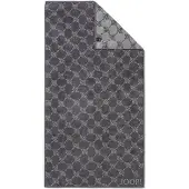 JOOP! Handdoeken Cornflower Douchehanddoek Antraciet 80 x 150 cm