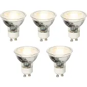 LUEDD Set van 5 GU10 dimbare LED lamp 4W 300 lm 2700K