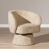 Bronx Fauteuil Lenn draaibaar chenille beige